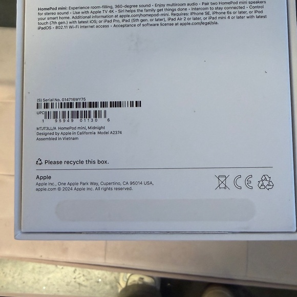 HomePod Mini - Like New - Orange - Picture 5 of 5